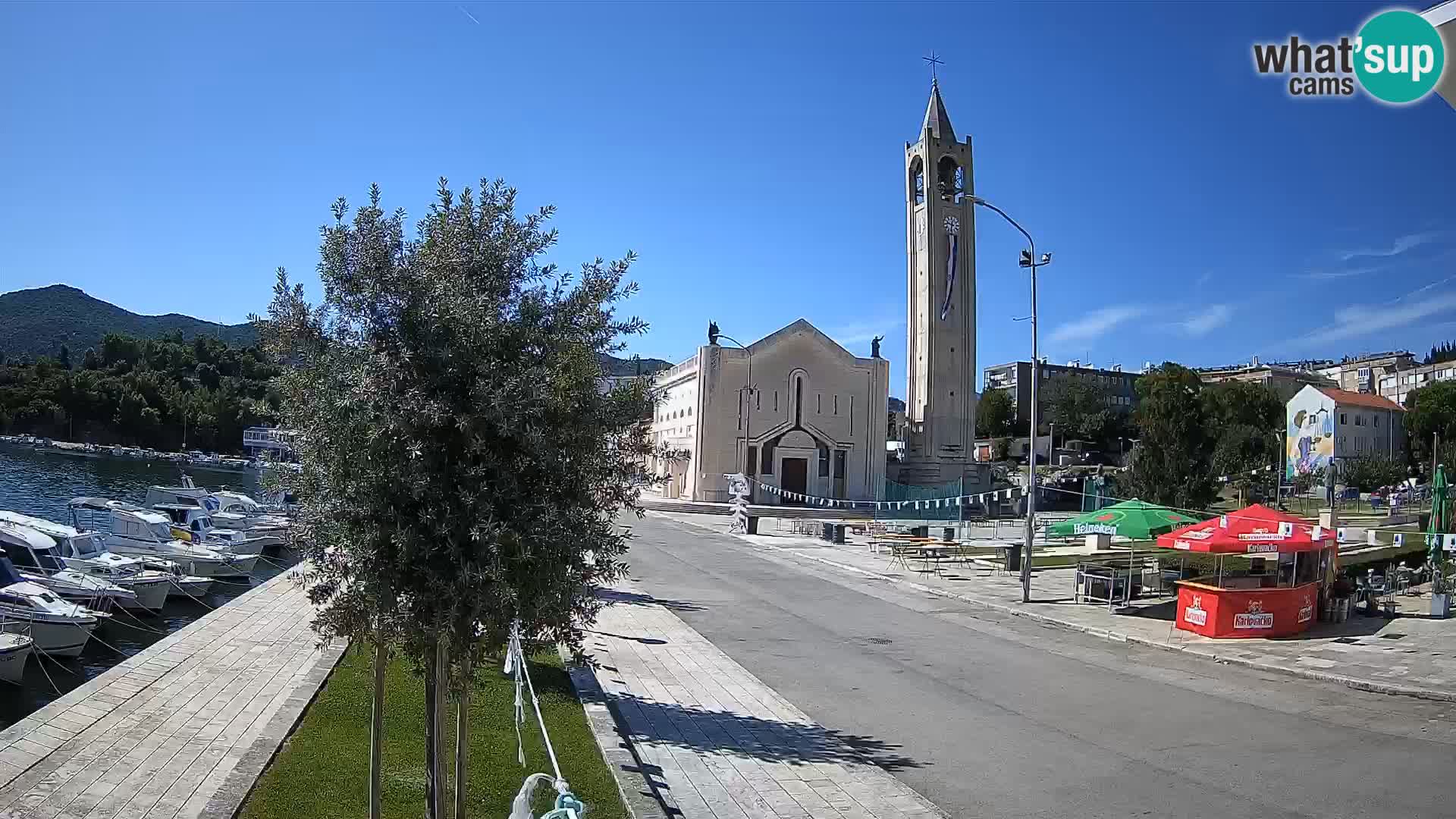 Spletna kamera Ploče | Osupljiv pogled na Rivo in katedralo