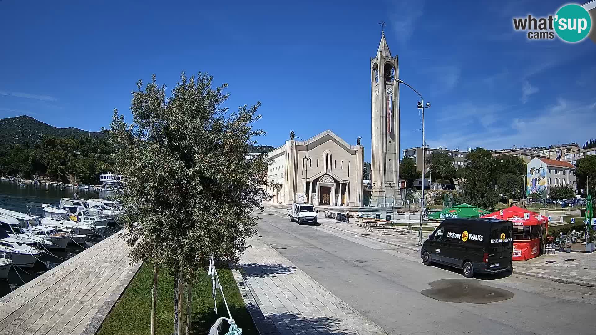 Spletna kamera Ploče | Osupljiv pogled na Rivo in katedralo