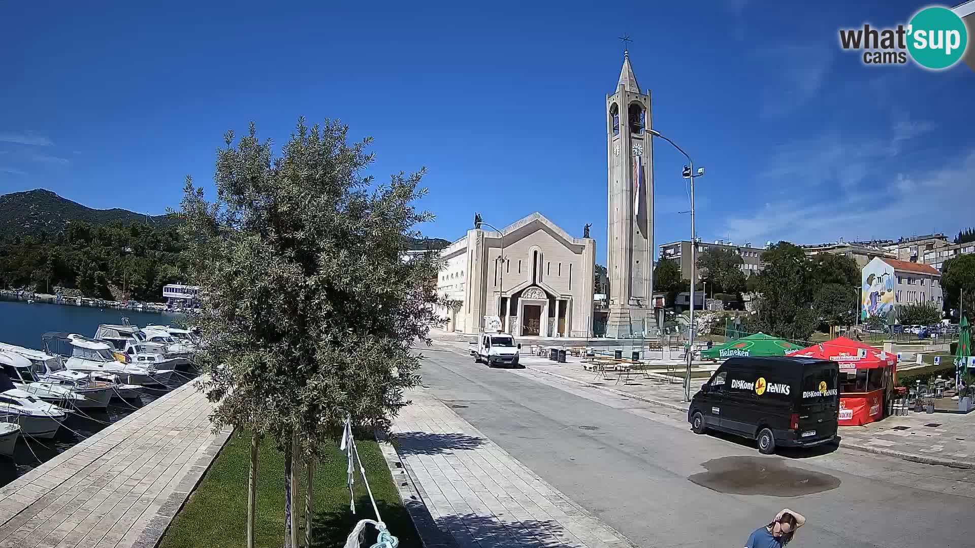 Spletna kamera Ploče | Osupljiv pogled na Rivo in katedralo