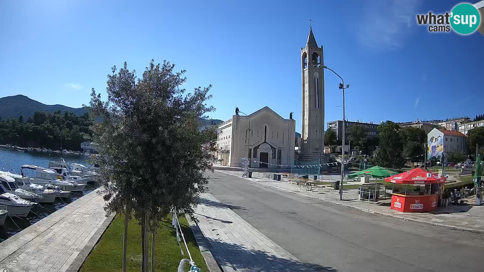 Livecam Ploce | Vues captivantes sur Riva et la cathédrale