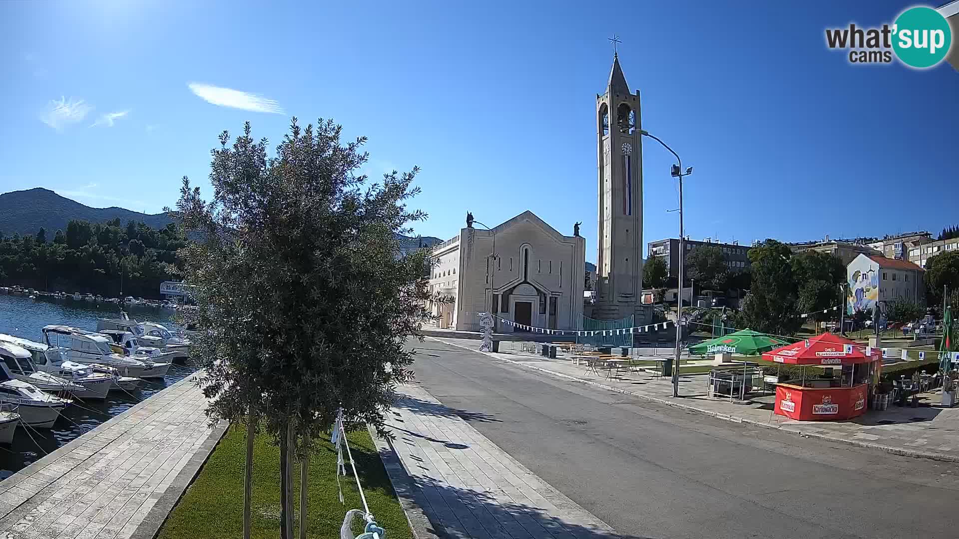 Livecam Ploce | Vues captivantes sur Riva et la cathédrale