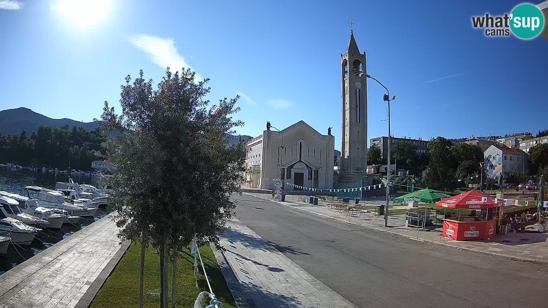 Livecam Ploce | Vues captivantes sur Riva et la cathédrale