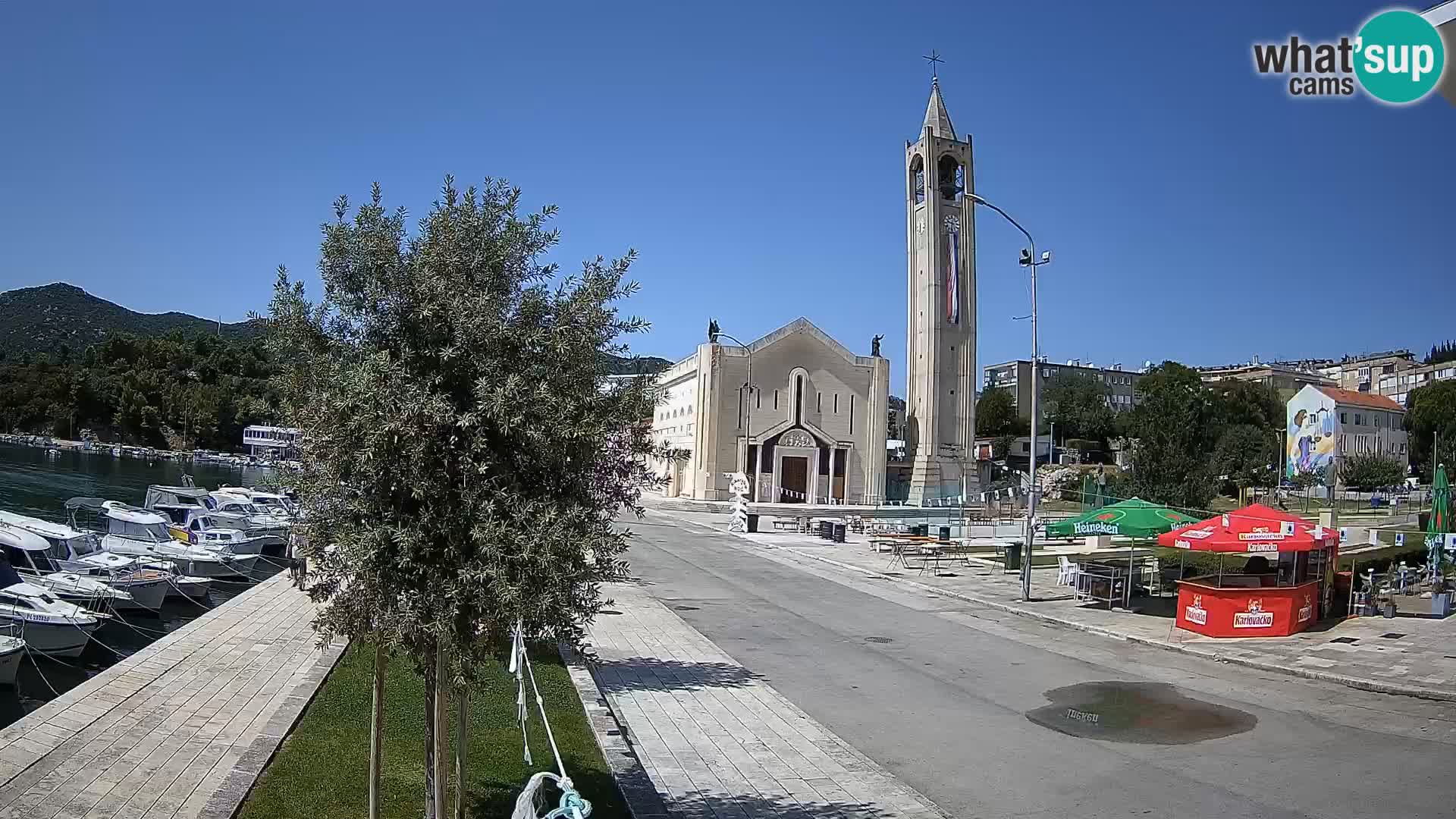 Livecam Ploce | Vues captivantes sur Riva et la cathédrale
