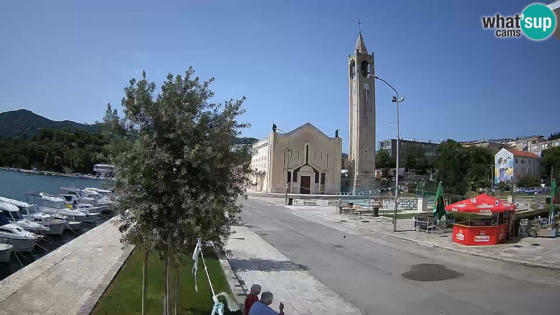 Spletna kamera Ploče | Osupljiv pogled na Rivo in katedralo