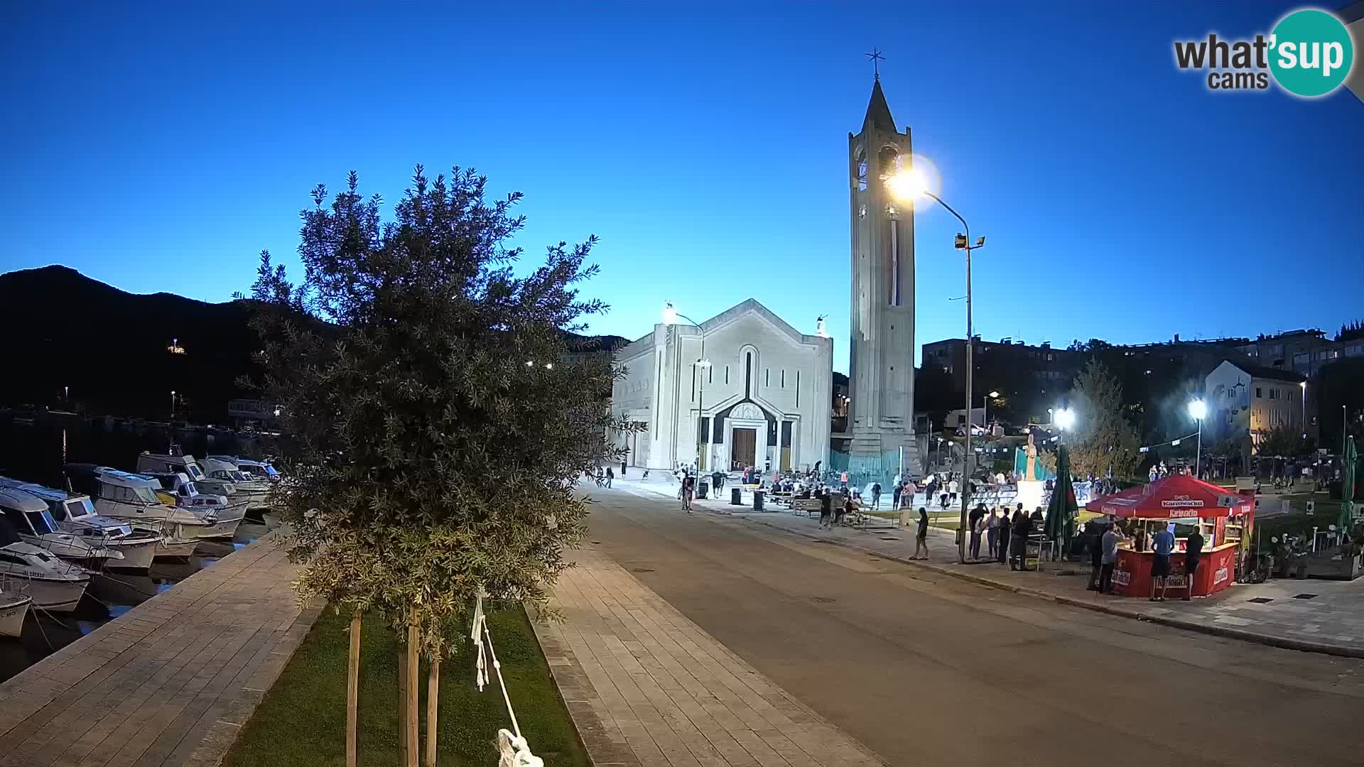 Livecam Ploce | Vues captivantes sur Riva et la cathédrale