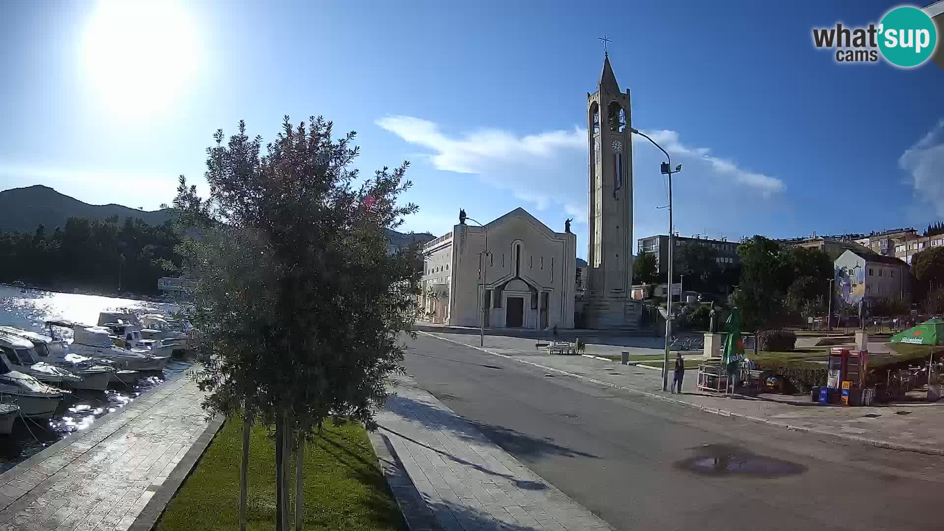 Livecam Ploce | Vues captivantes sur Riva et la cathédrale