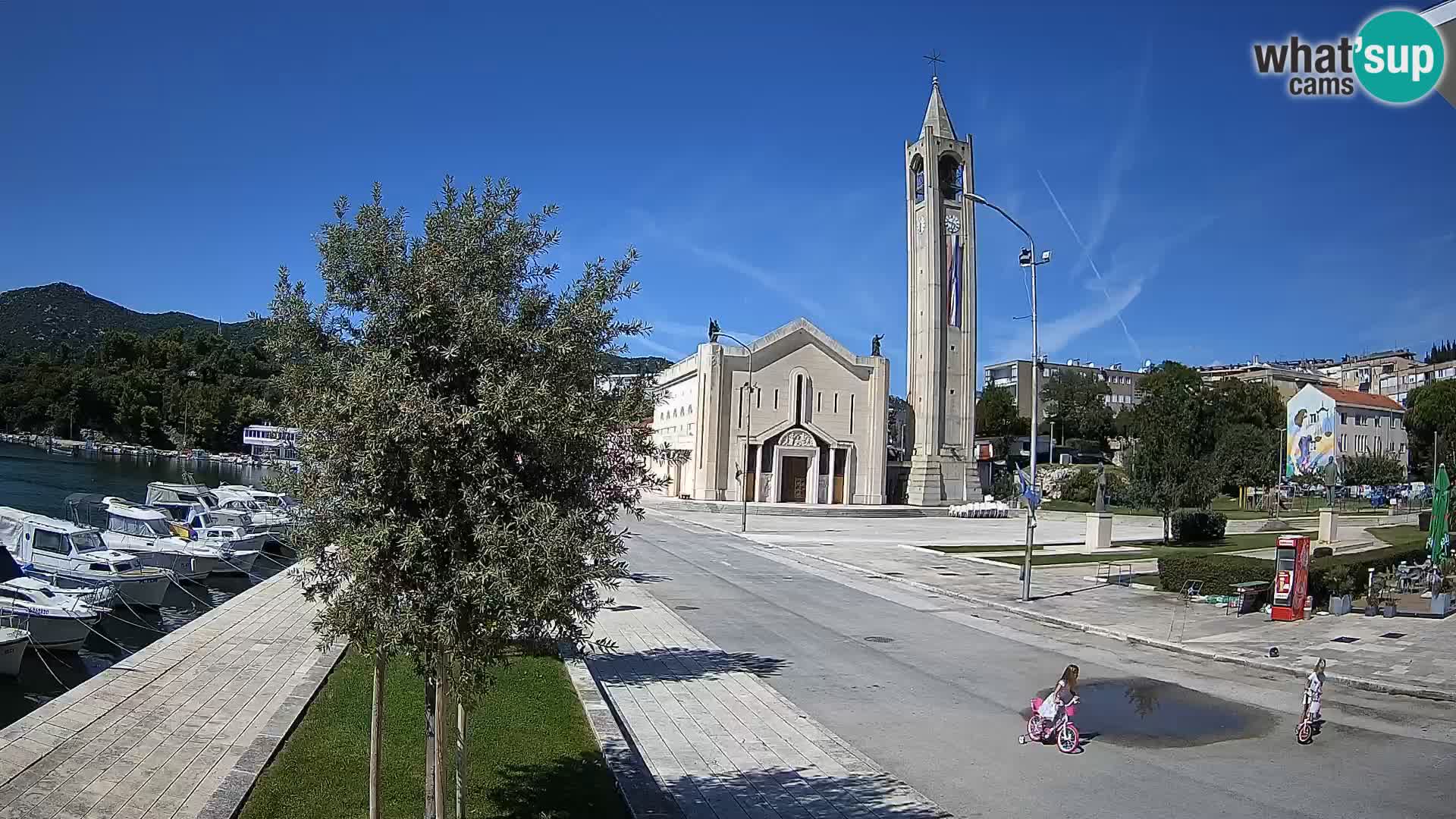 Livecam Ploce | Vues captivantes sur Riva et la cathédrale