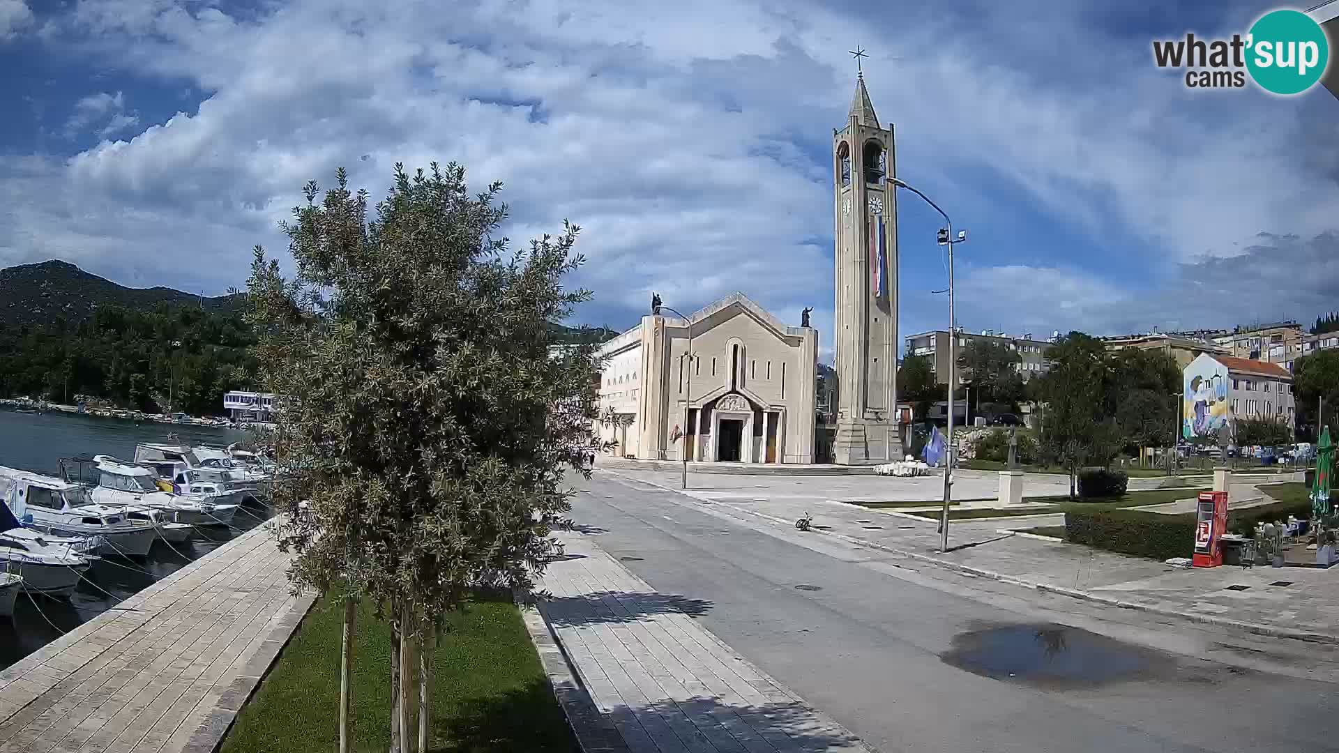 Spletna kamera Ploče | Osupljiv pogled na Rivo in katedralo
