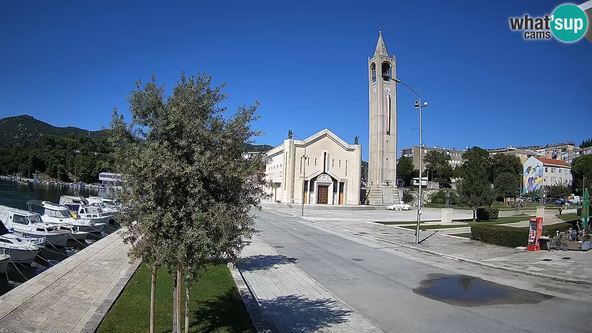 Livecam Ploce | Vues captivantes sur Riva et la cathédrale