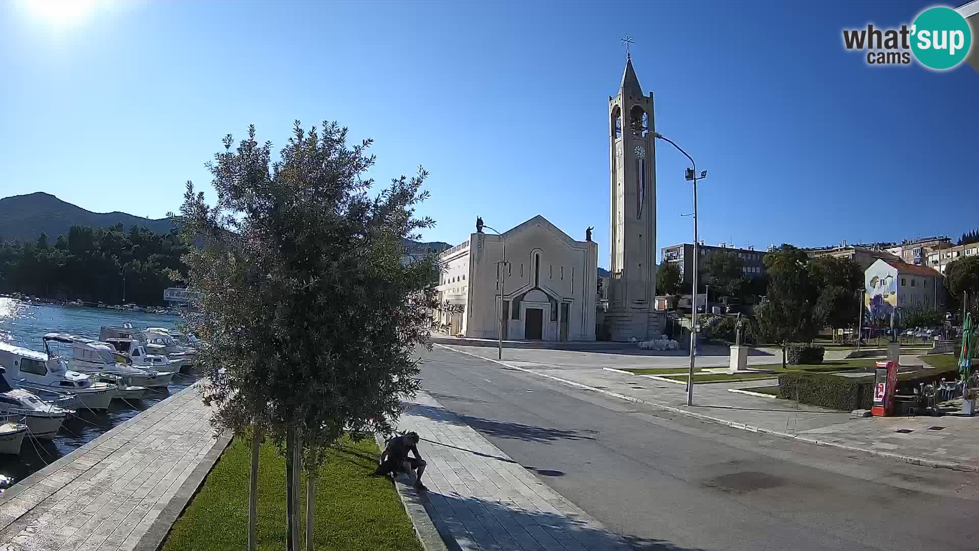 Spletna kamera Ploče | Osupljiv pogled na Rivo in katedralo