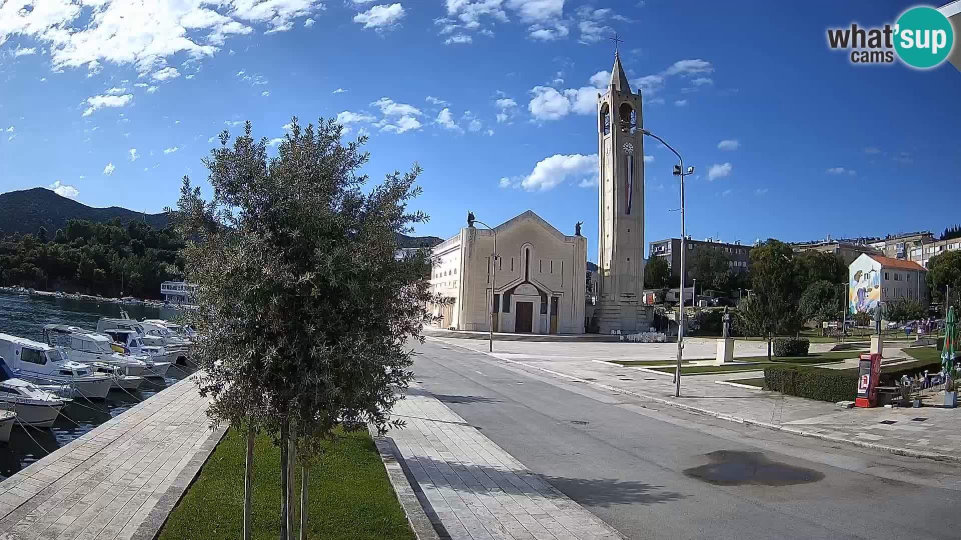 Livecam Ploce | Vues captivantes sur Riva et la cathédrale