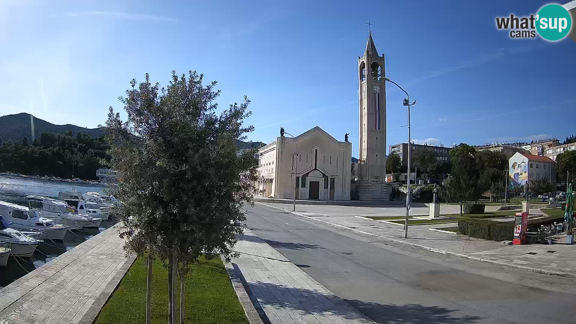 Livecam Ploce | Vues captivantes sur Riva et la cathédrale