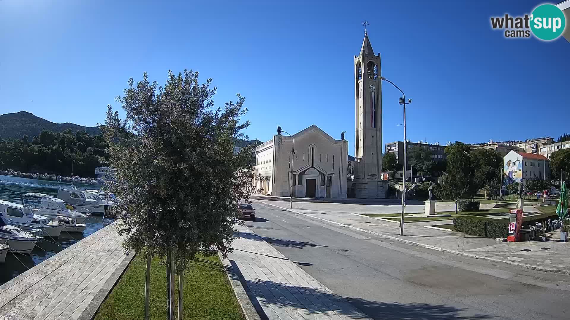 Spletna kamera Ploče | Osupljiv pogled na Rivo in katedralo