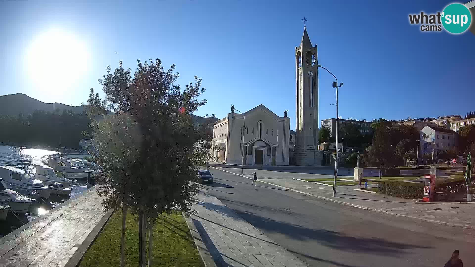 Livecam Ploce | Vues captivantes sur Riva et la cathédrale