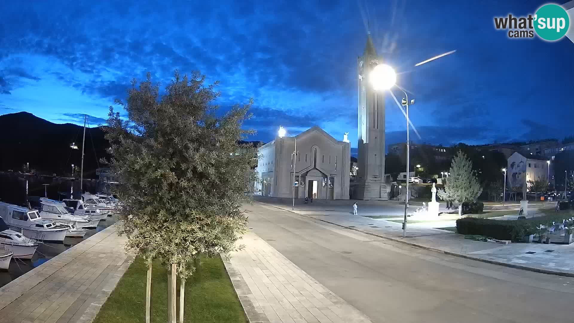 Spletna kamera Ploče | Osupljiv pogled na Rivo in katedralo