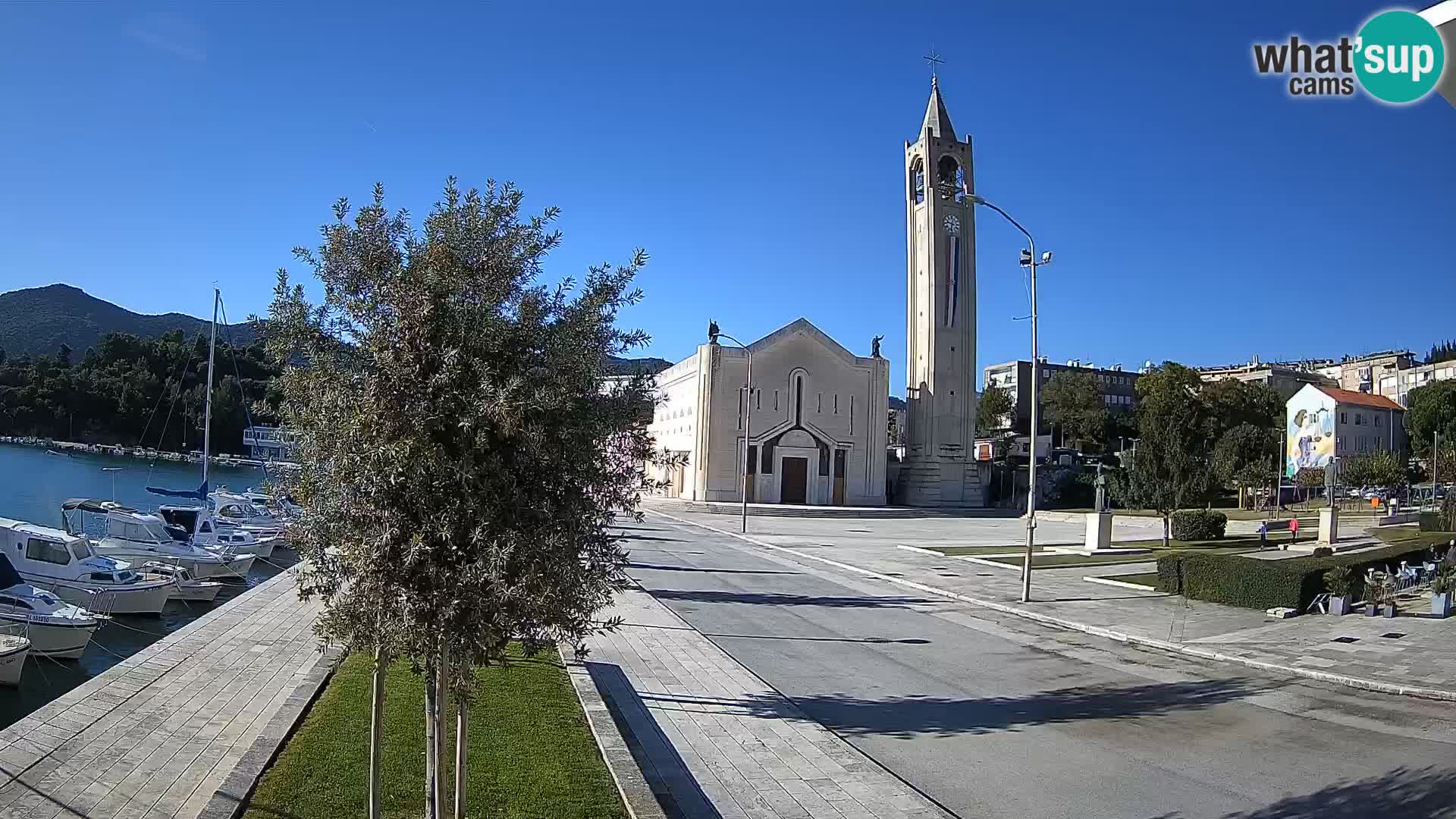 Livecam Ploce | Vues captivantes sur Riva et la cathédrale