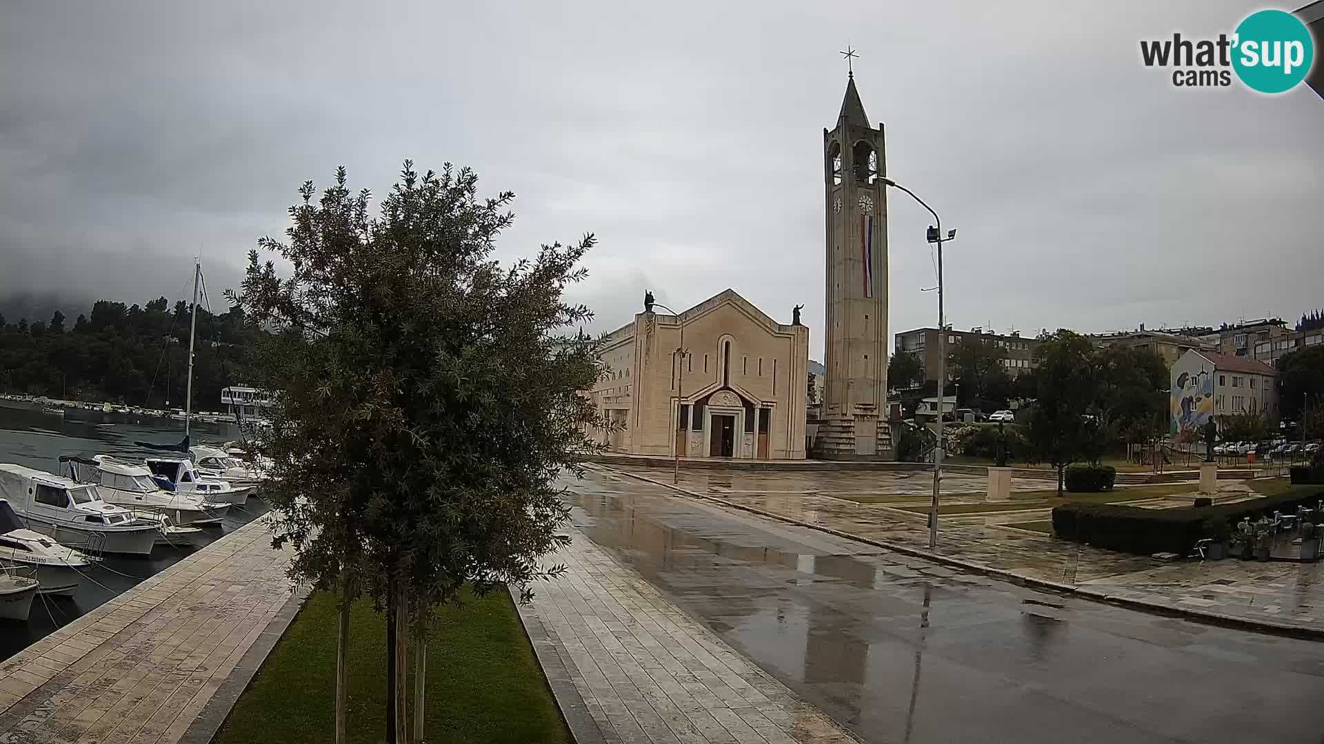 Spletna kamera Ploče | Osupljiv pogled na Rivo in katedralo