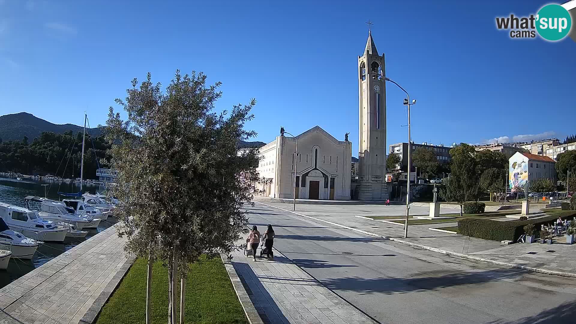 Livecam Ploce | Vues captivantes sur Riva et la cathédrale