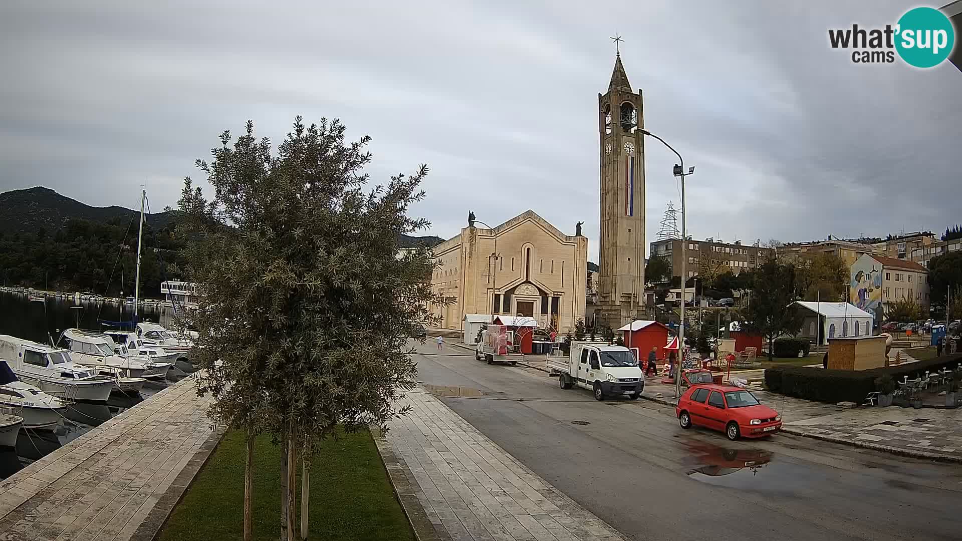 Livecam Ploce | Vues captivantes sur Riva et la cathédrale