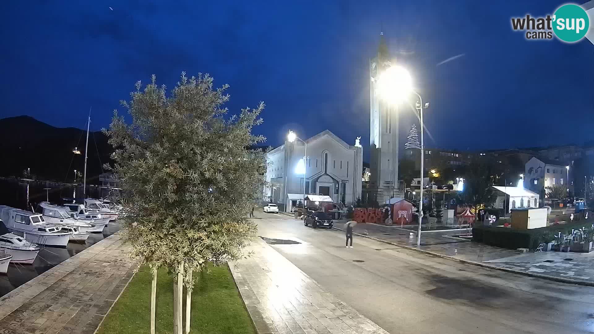 Spletna kamera Ploče | Osupljiv pogled na Rivo in katedralo