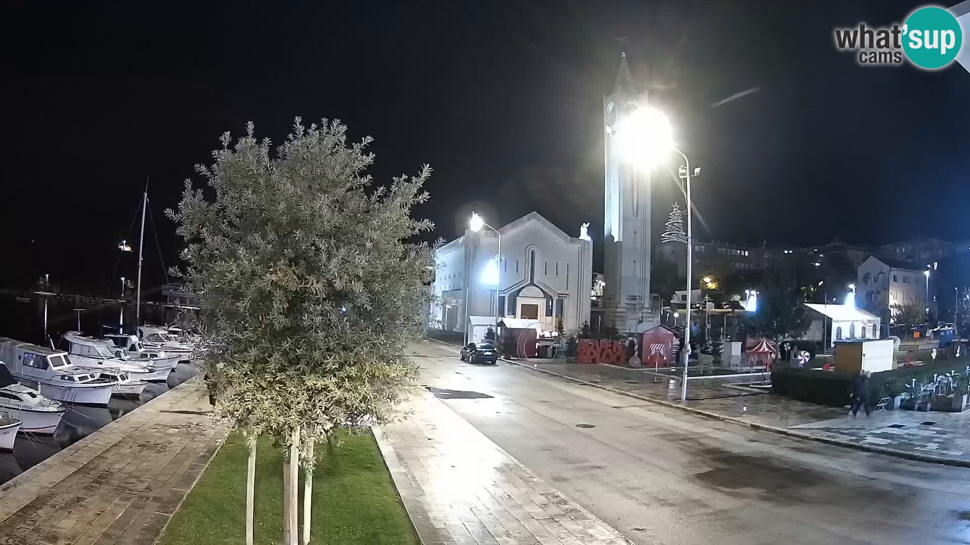 Spletna kamera Ploče | Osupljiv pogled na Rivo in katedralo