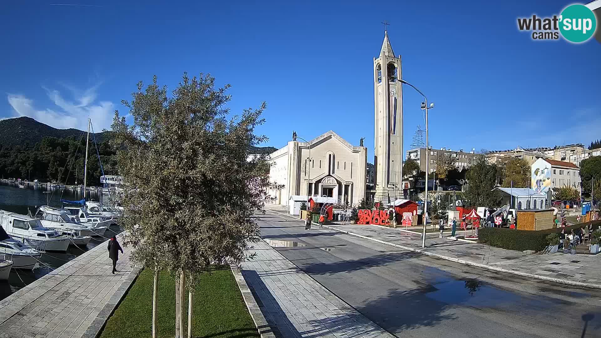 Spletna kamera Ploče | Osupljiv pogled na Rivo in katedralo