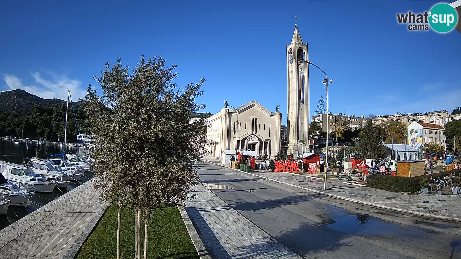 Livecam Ploce | Vues captivantes sur Riva et la cathédrale