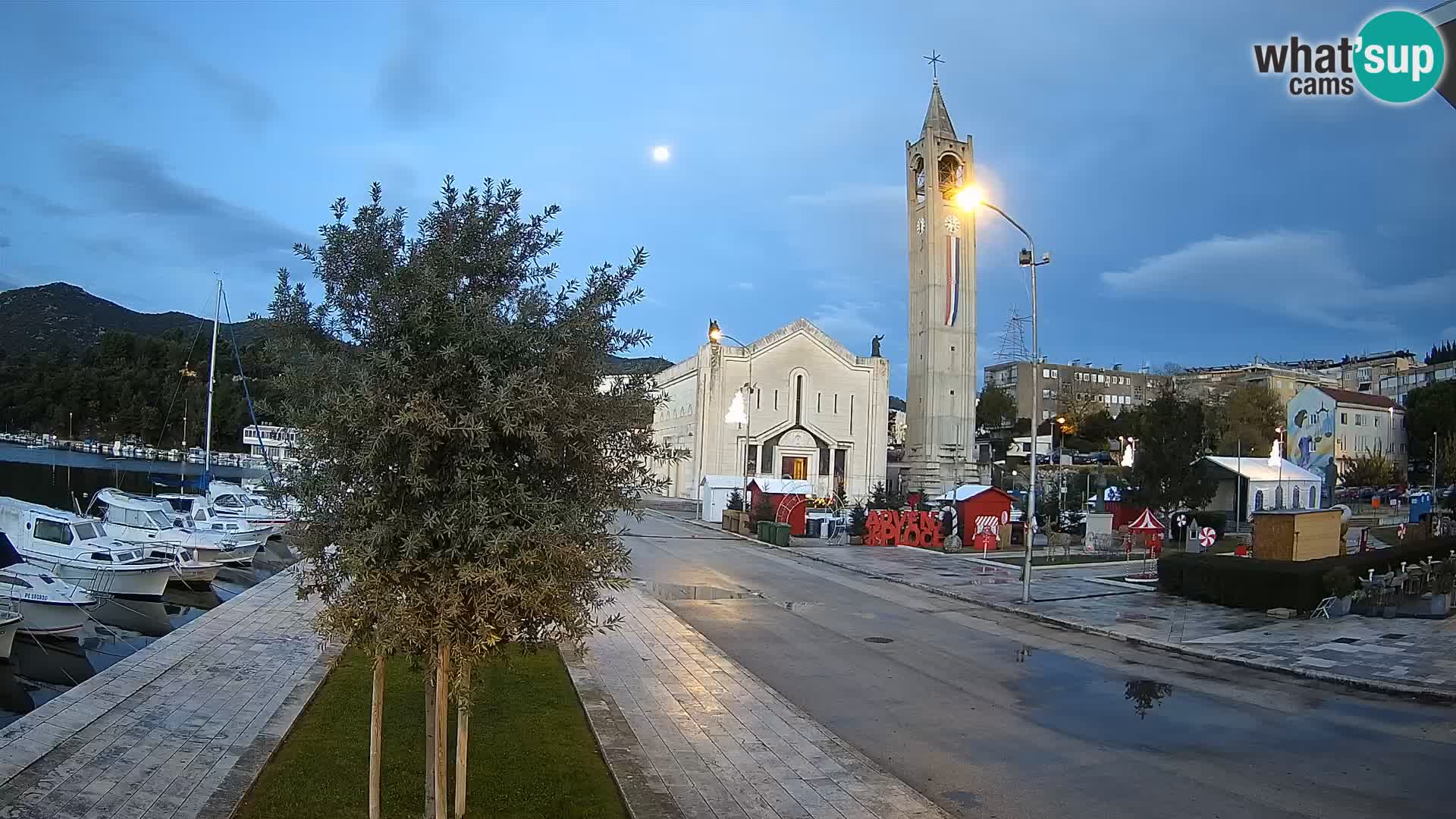 Livecam Ploce | Vues captivantes sur Riva et la cathédrale