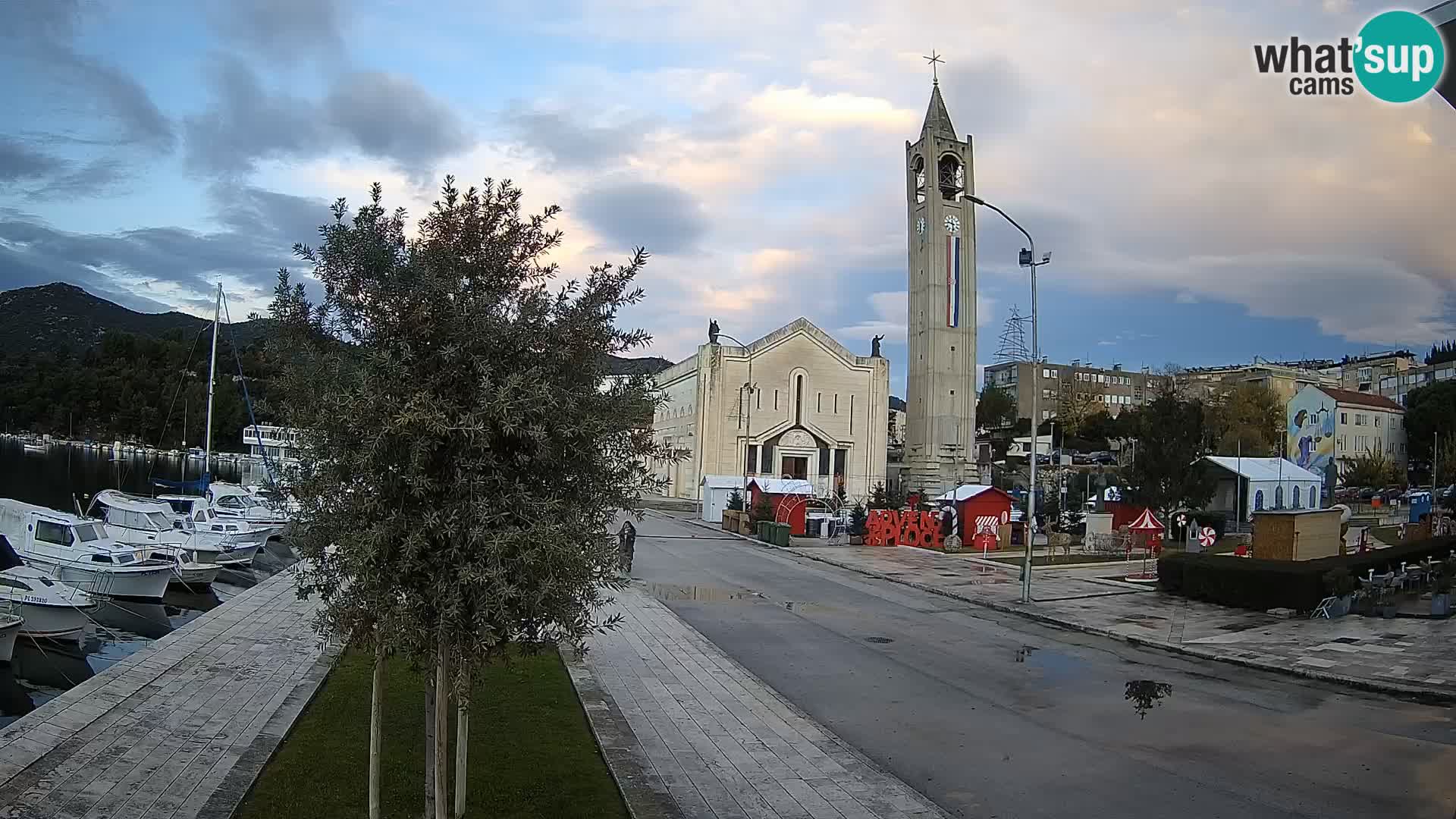 Livecam Ploce | Vues captivantes sur Riva et la cathédrale