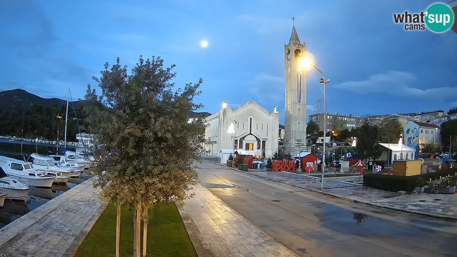 Livecam Ploce | Vues captivantes sur Riva et la cathédrale