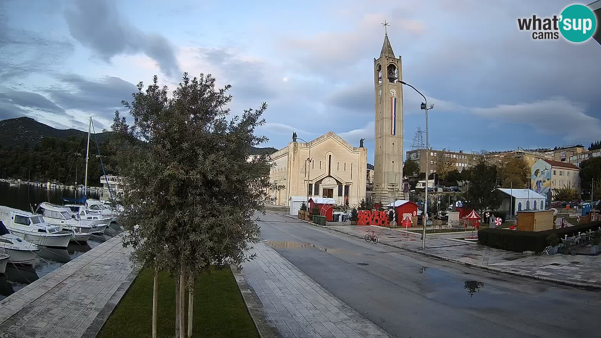Livecam Ploce | Vues captivantes sur Riva et la cathédrale
