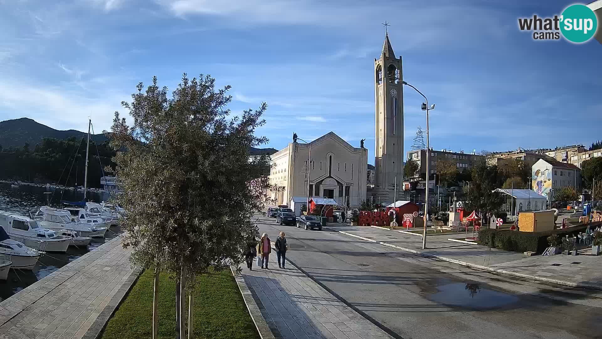 Spletna kamera Ploče | Osupljiv pogled na Rivo in katedralo