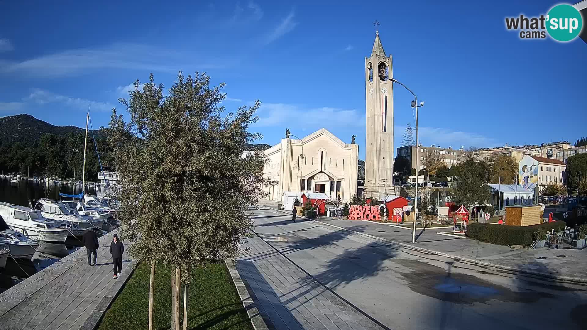Livecam Ploce | Vues captivantes sur Riva et la cathédrale