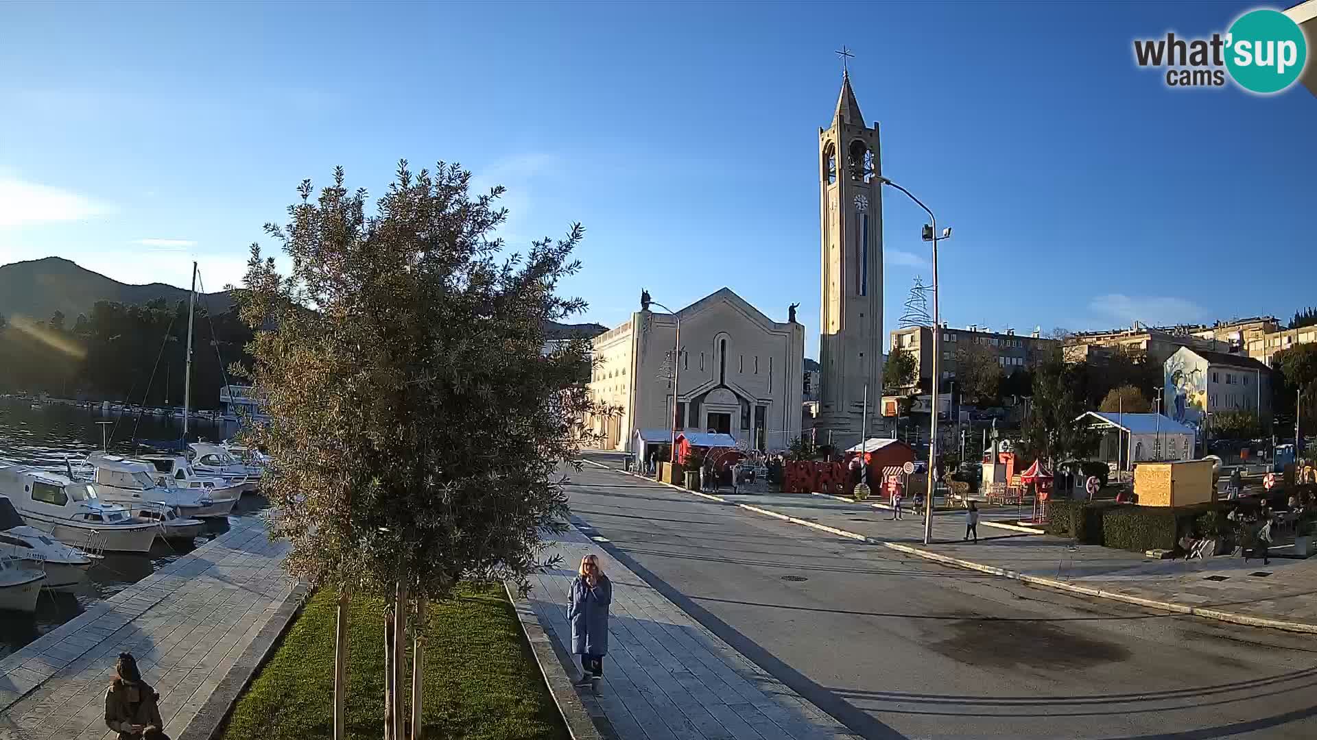 Livecam Ploce | Vues captivantes sur Riva et la cathédrale