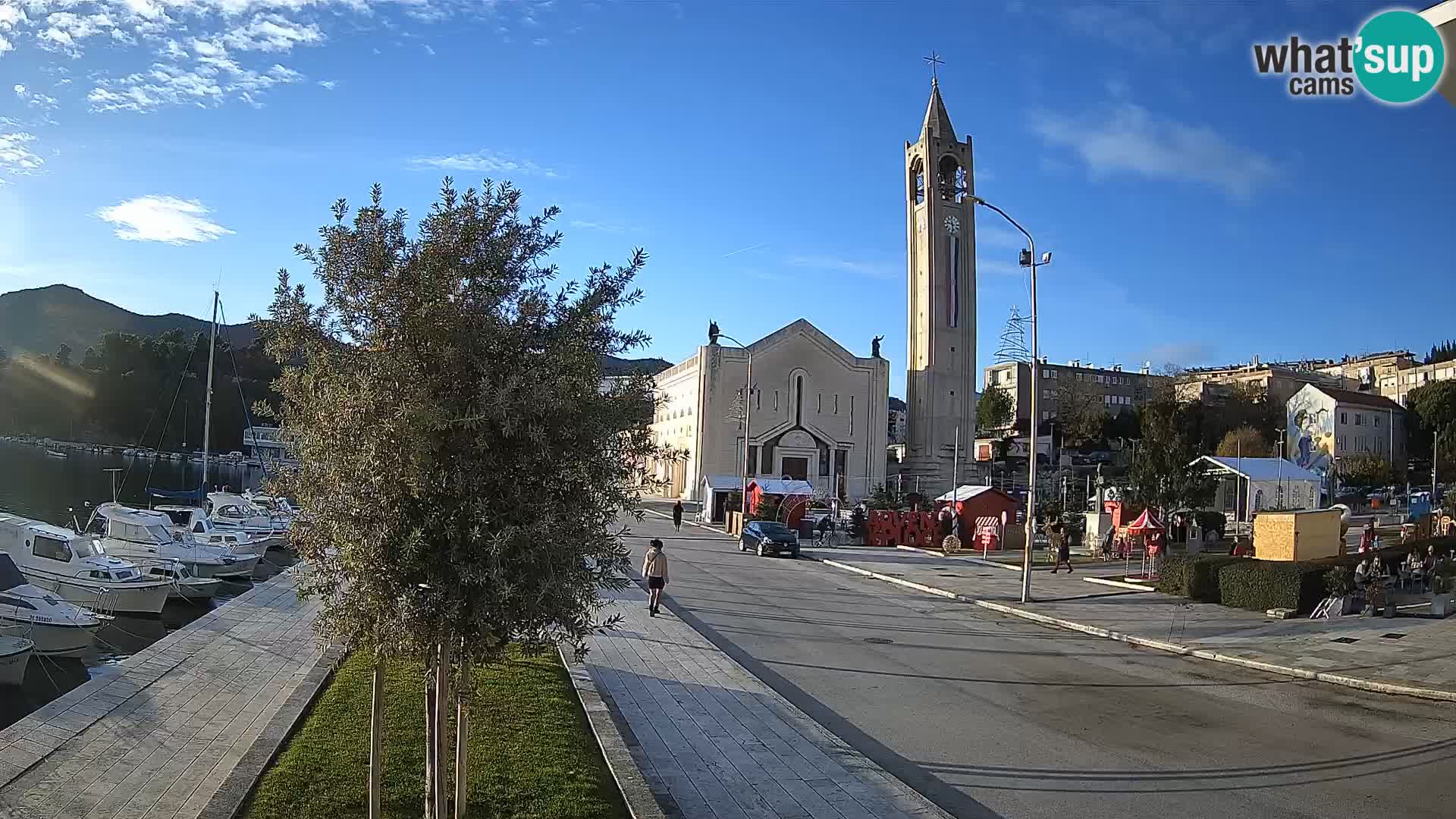 Spletna kamera Ploče | Osupljiv pogled na Rivo in katedralo