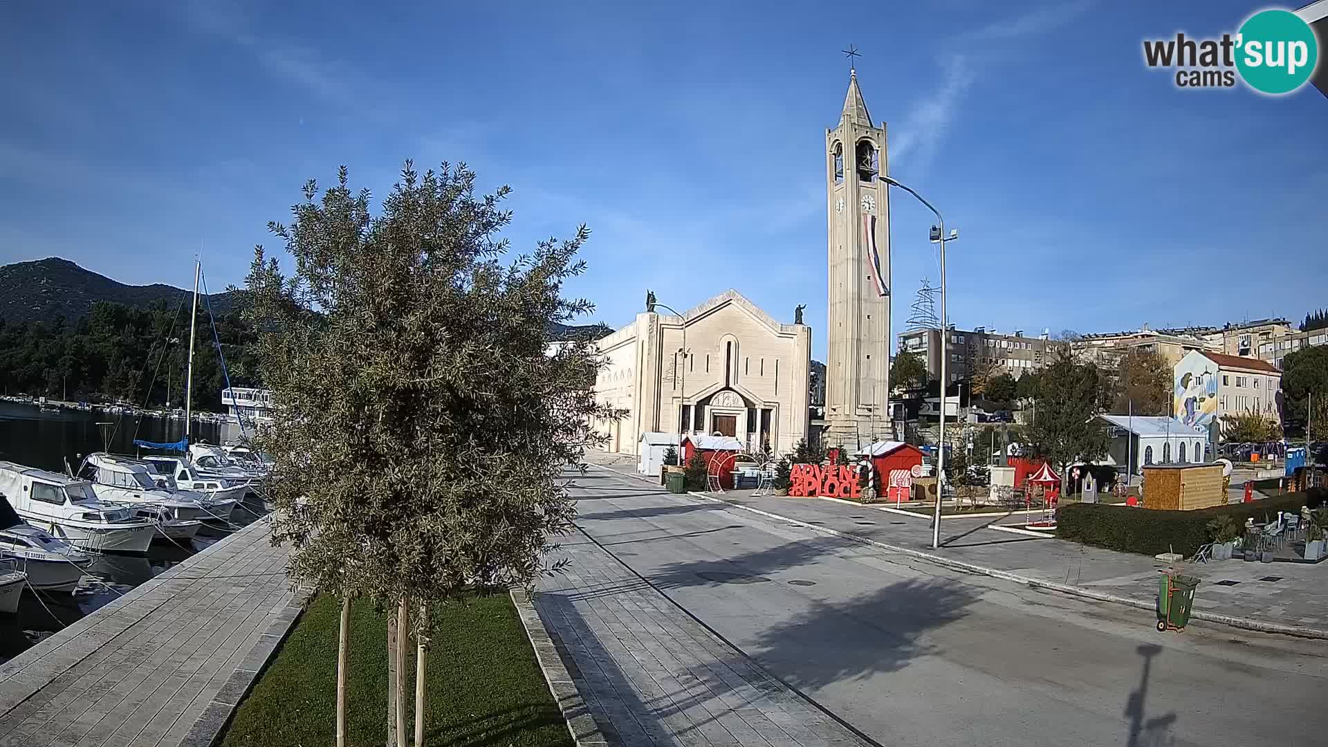 Livecam Ploce | Vues captivantes sur Riva et la cathédrale