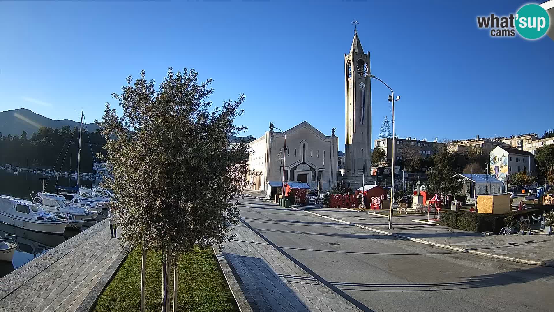 Livecam Ploce | Vues captivantes sur Riva et la cathédrale