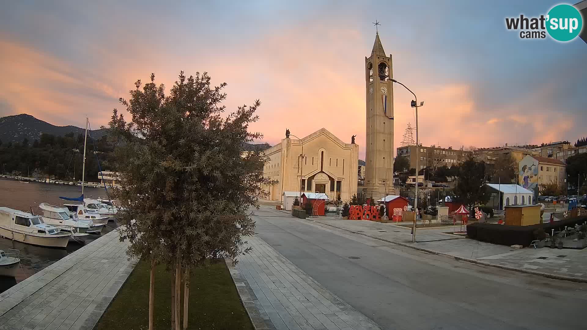 Livecam Ploce | Vues captivantes sur Riva et la cathédrale
