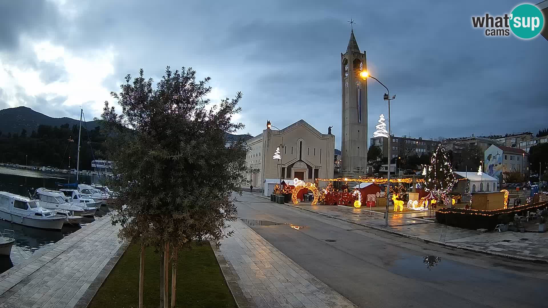 Livecam Ploce | Vues captivantes sur Riva et la cathédrale
