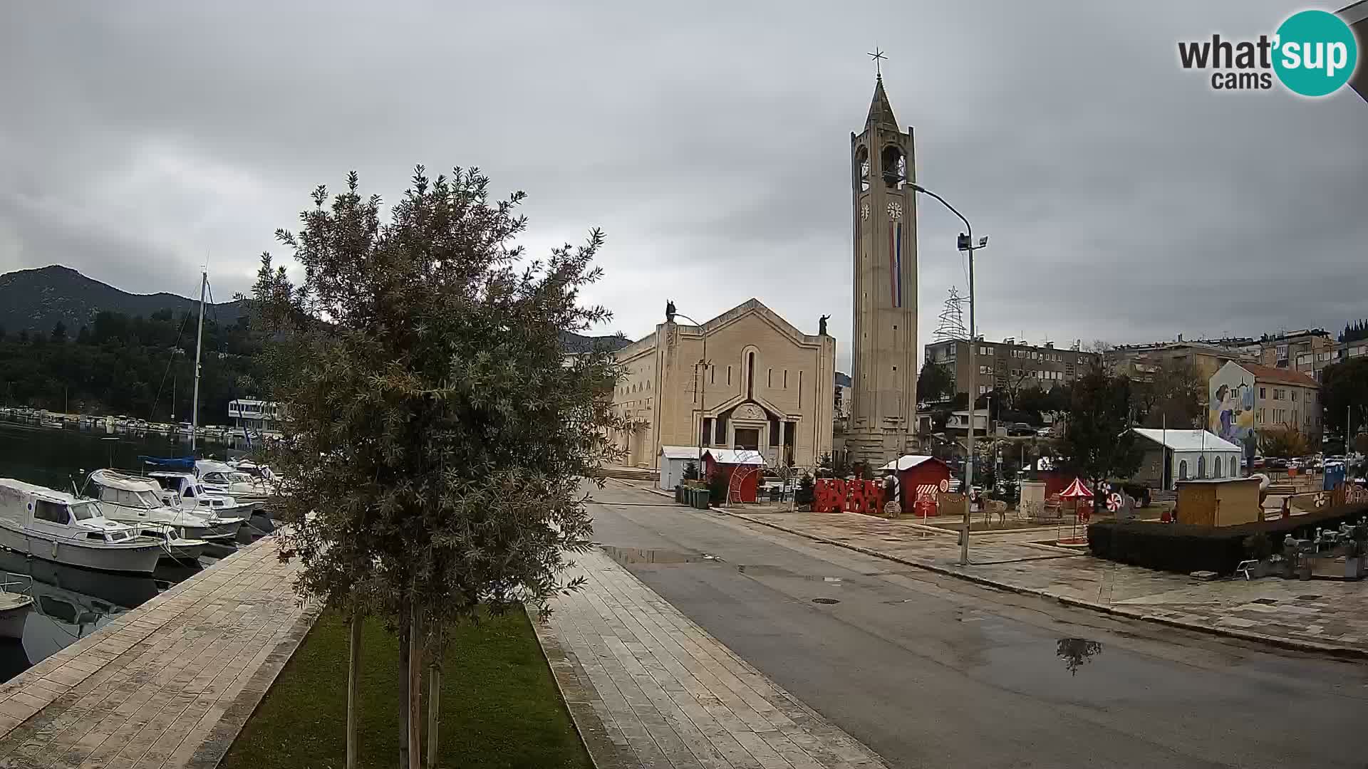 Livecam Ploce | Vues captivantes sur Riva et la cathédrale