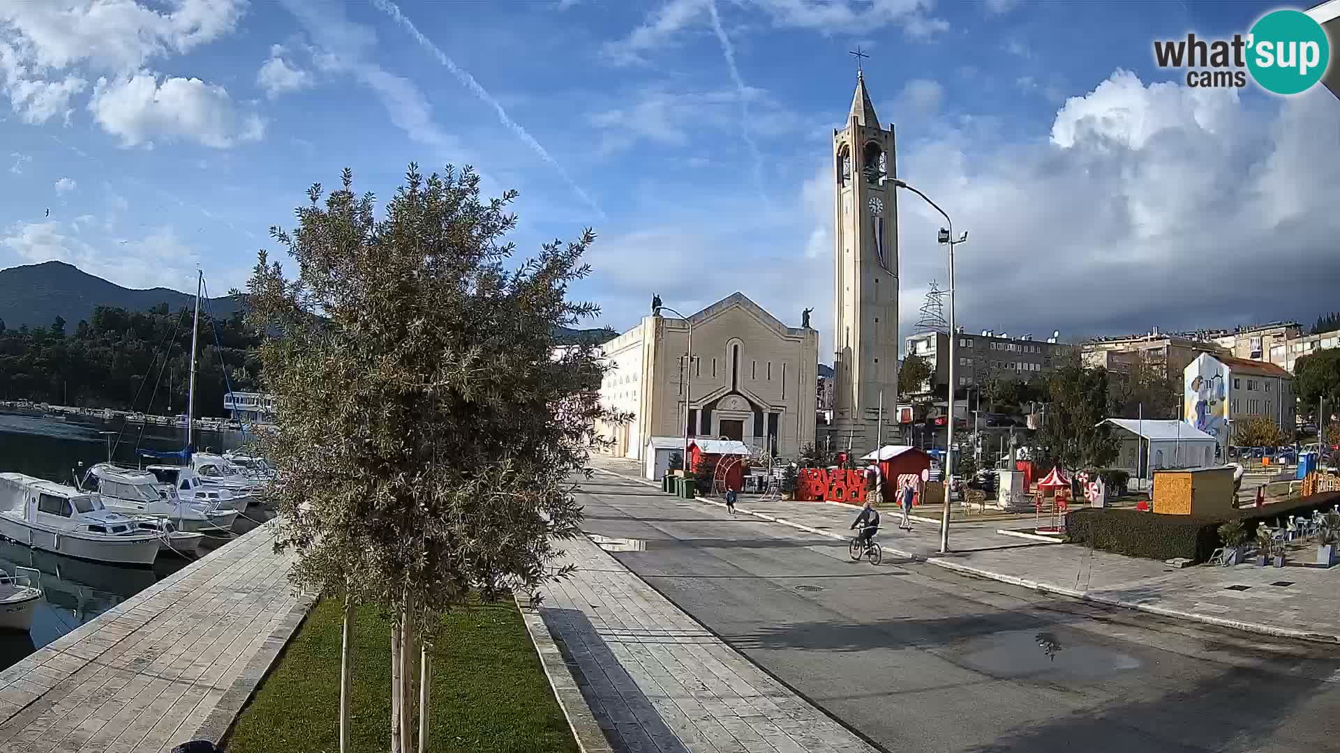 Webcam Ploče | Fesselnde Ausblicke auf Riva und die Kathedrale