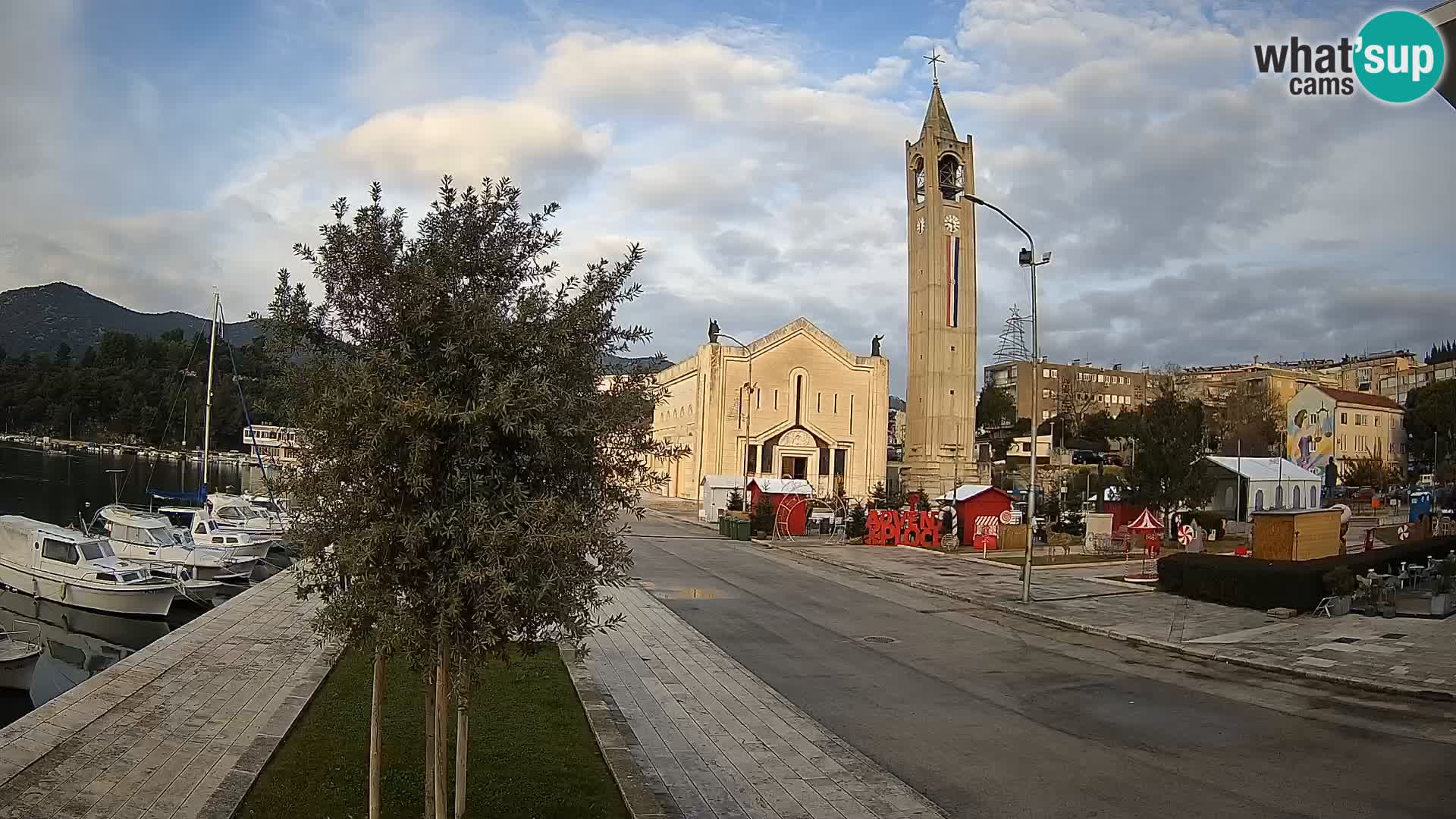 Livecam Ploce | Vues captivantes sur Riva et la cathédrale