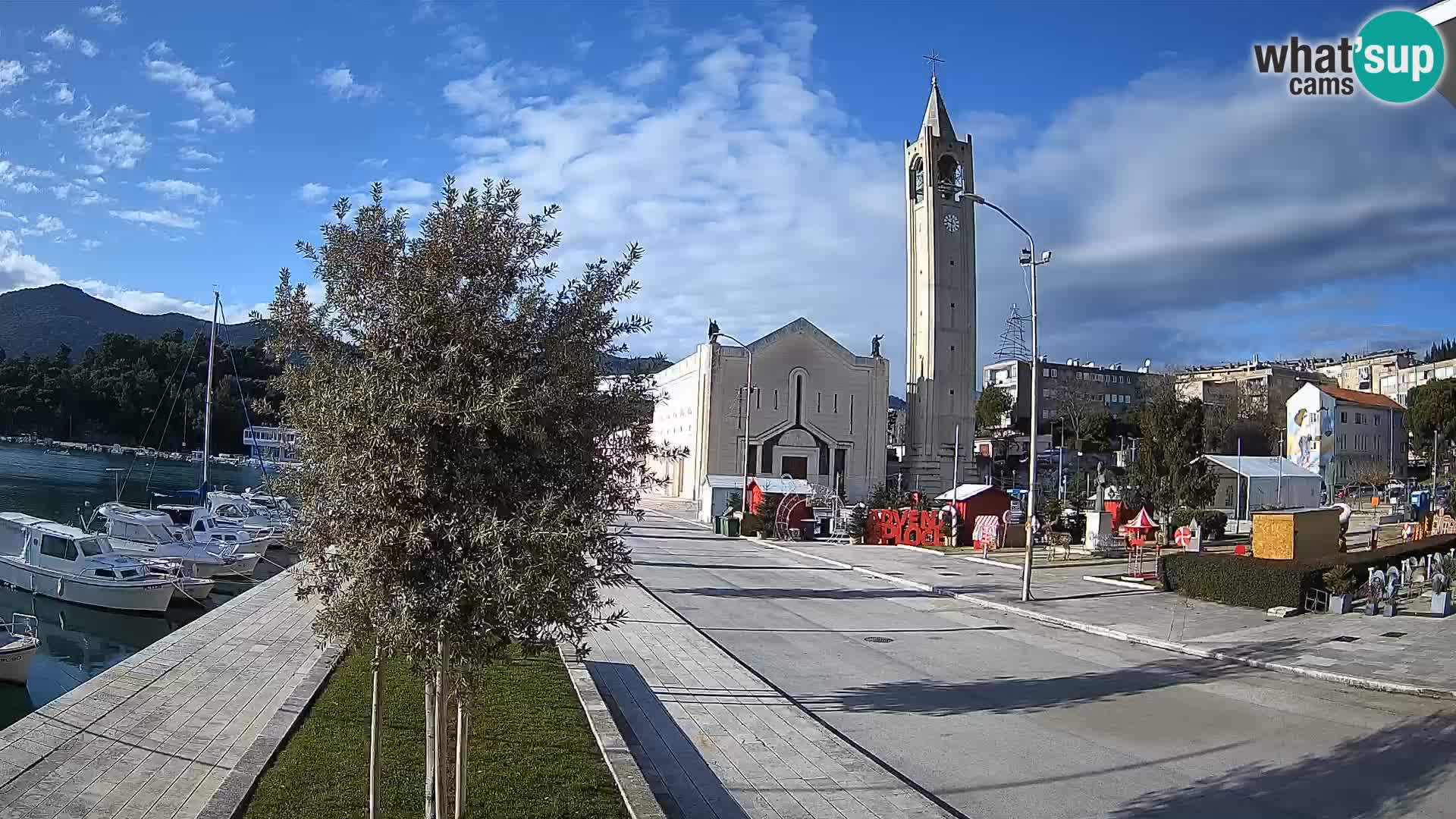 Spletna kamera Ploče | Osupljiv pogled na Rivo in katedralo