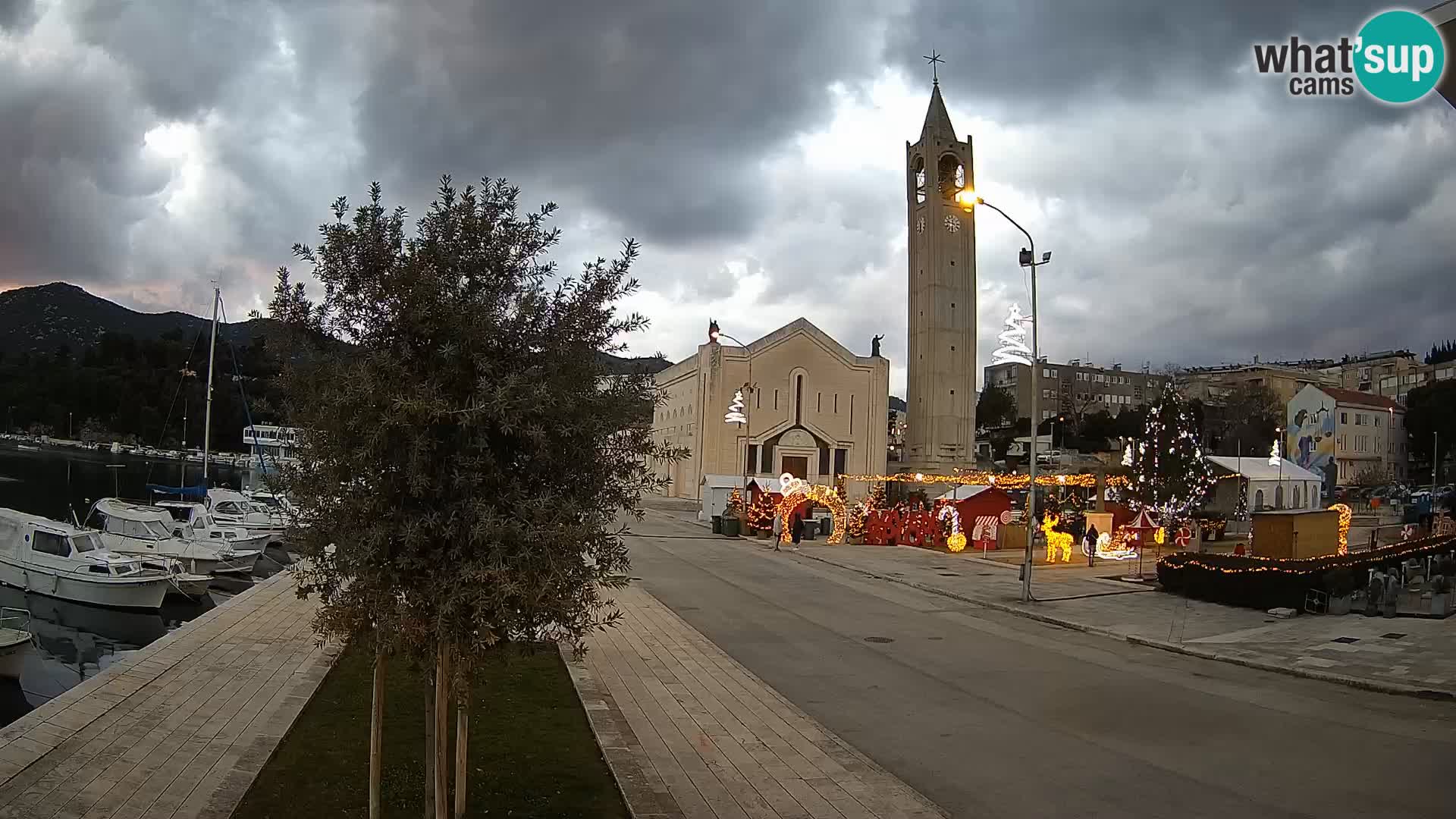 Livecam Ploce | Vues captivantes sur Riva et la cathédrale