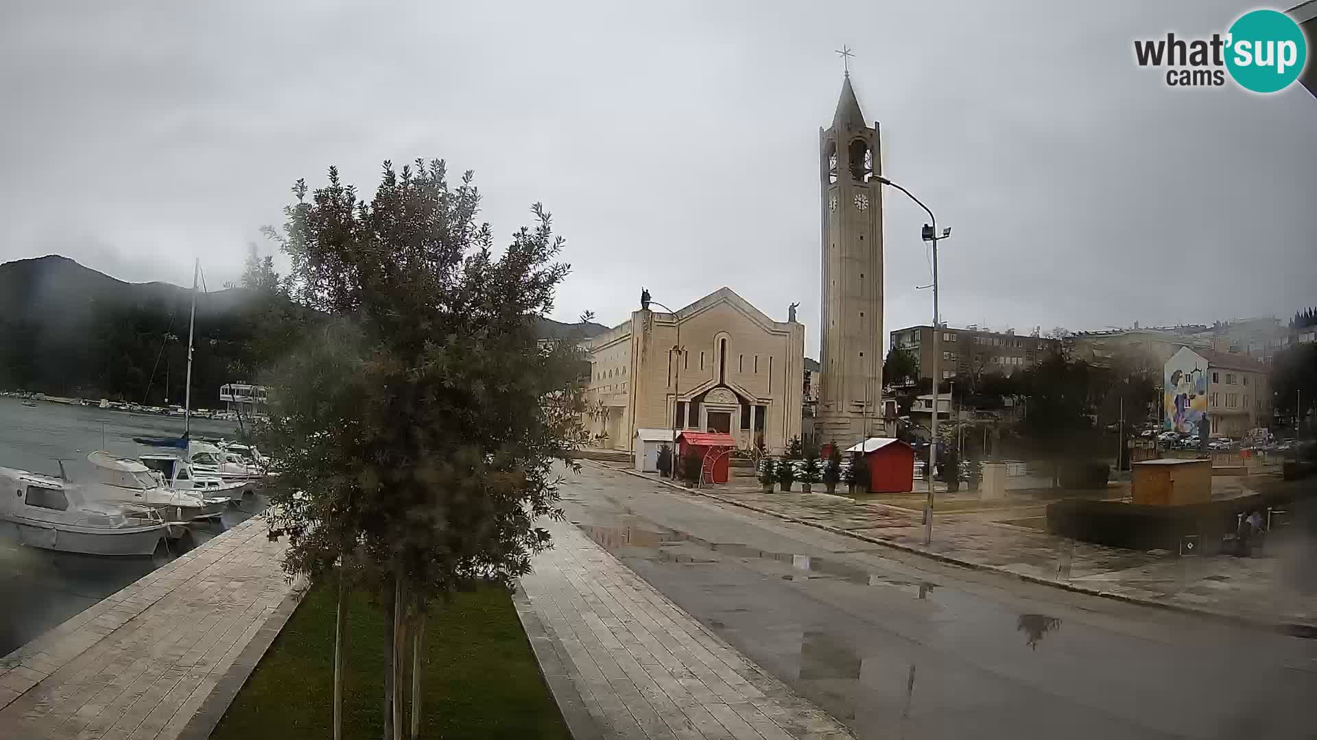 Spletna kamera Ploče | Osupljiv pogled na Rivo in katedralo