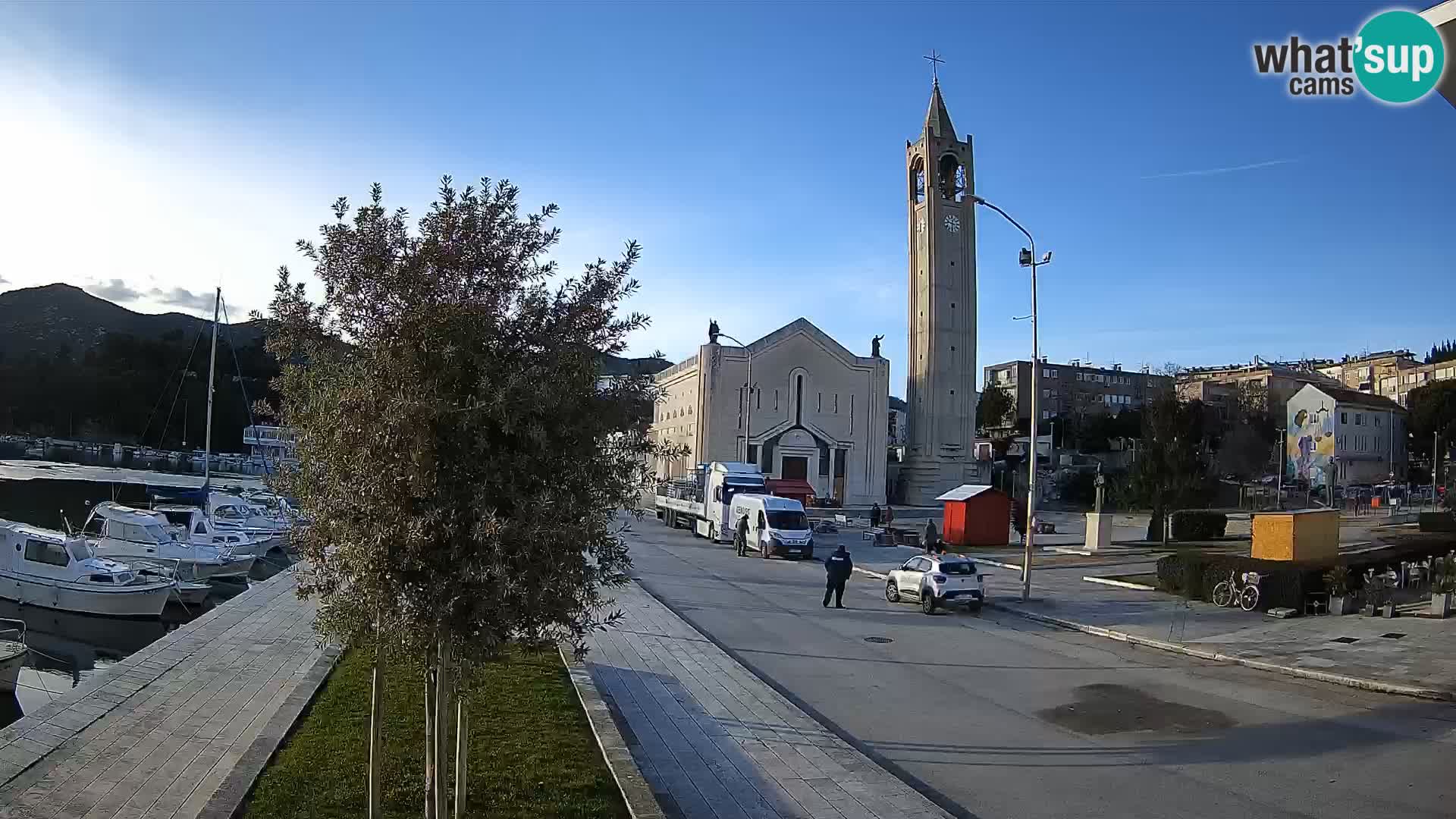Livecam Ploce | Vues captivantes sur Riva et la cathédrale