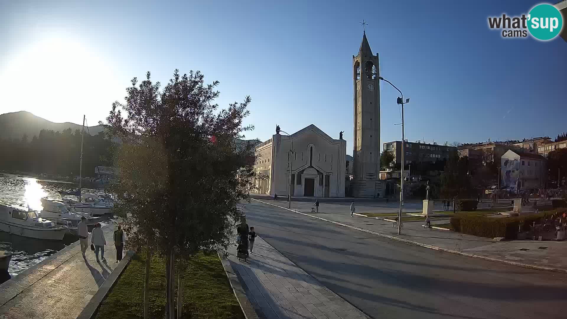 Livecam Ploce | Vues captivantes sur Riva et la cathédrale