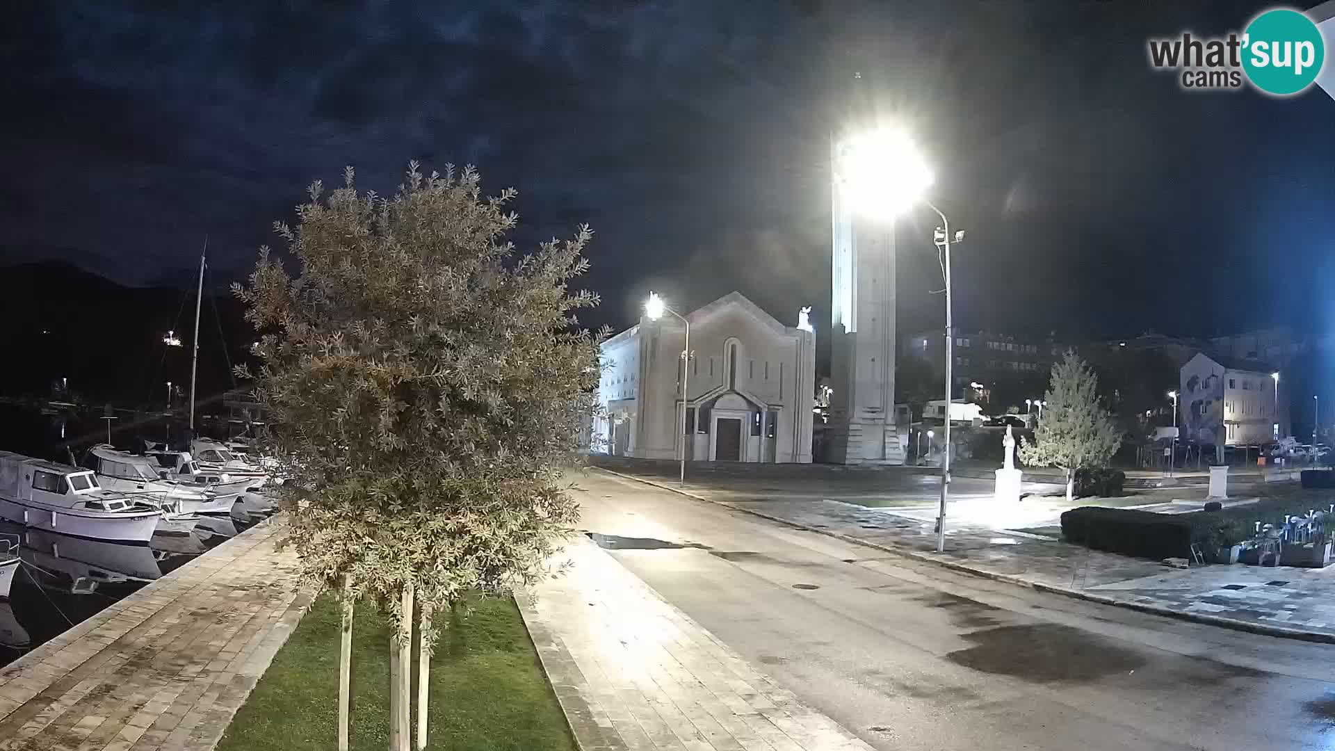 Spletna kamera Ploče | Osupljiv pogled na Rivo in katedralo