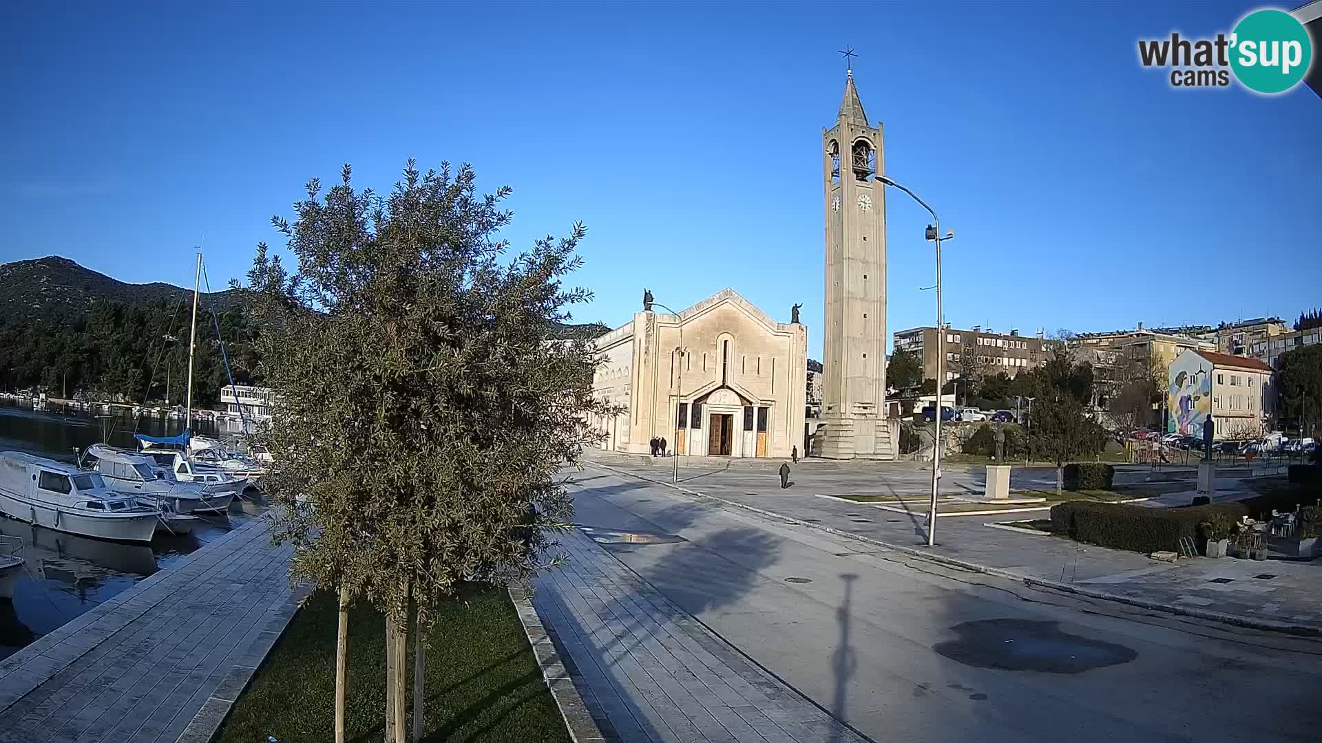 Spletna kamera Ploče | Osupljiv pogled na Rivo in katedralo