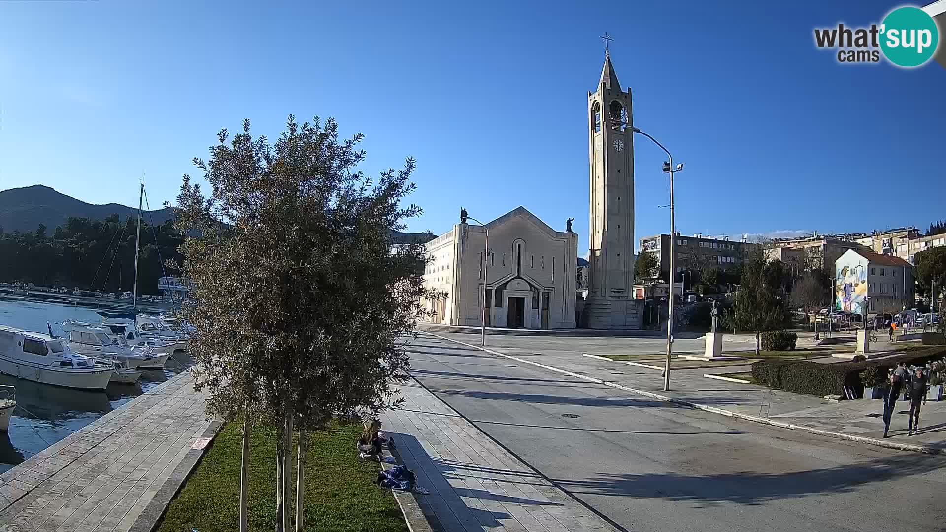 Livecam Ploce | Vues captivantes sur Riva et la cathédrale